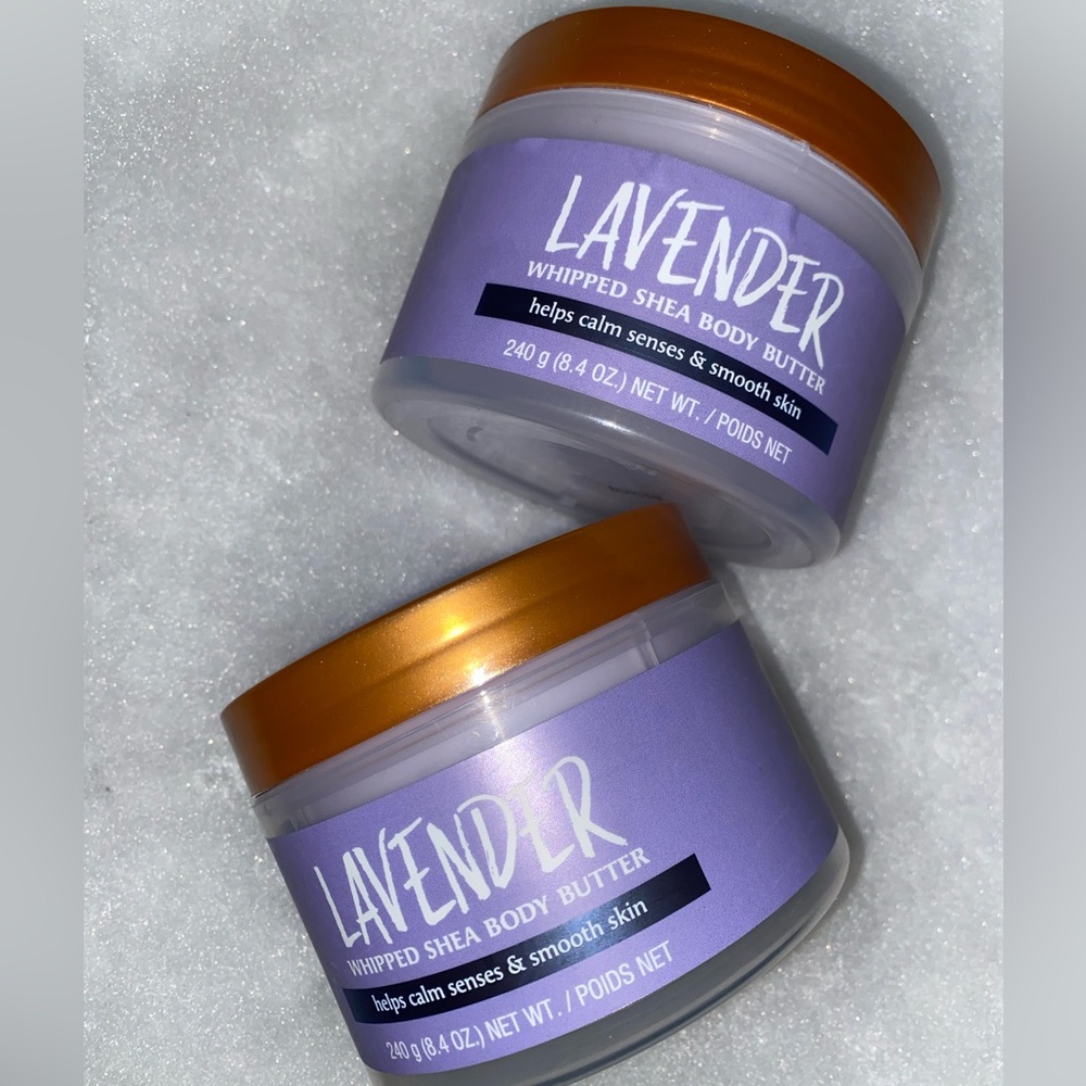 (2) Tree Hut Whipped Shea Body Butters-LAVENDER 8.4oz each NEW!